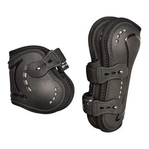 3D-AirTek by Centaur Competitor Horse‎ Boot Set Cob Black Hook & Loop for Riding